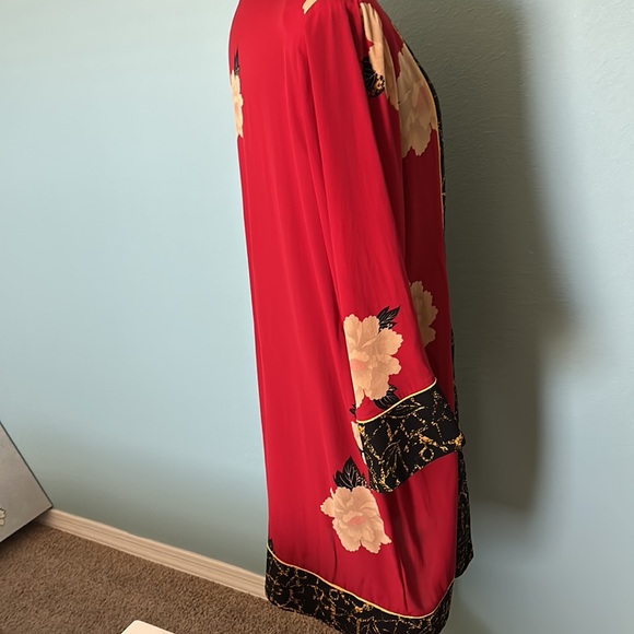 Anne namba open front cardigan/ sweater 100% silk size XL - Picture 4 of 5